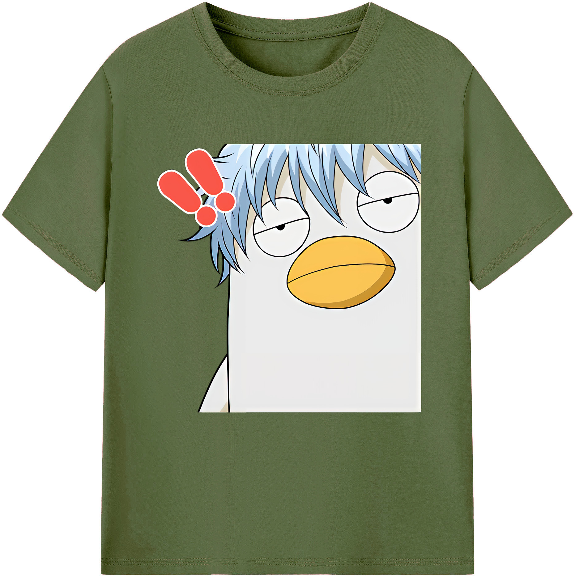 （画像用） ぎんたま 坂田銀時（さかたぎんとき） 神楽 志村新八（しむら しんぱち） GINTAMA Sakata Gintoki Kagura Shimura Shinpachi 綿100％半袖Tシャツ（フロントプリント）